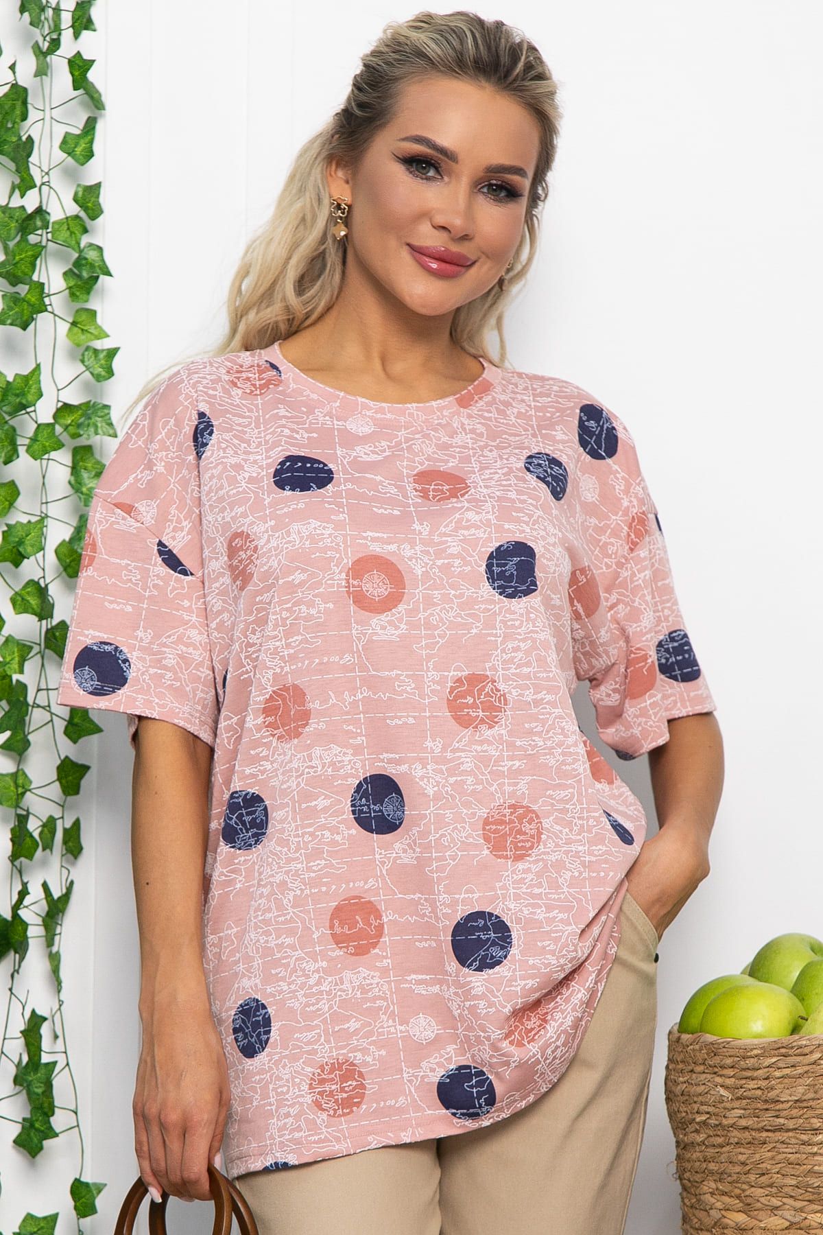 Блуза Тори (нежно-розовая) Б13521-20М