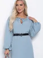 Платье Аура (голубое) П11075