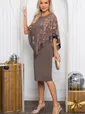 Платье Твой выход (кофе) П14584-7М