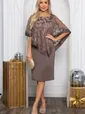 Платье Твой выход (кофе) П14584-7М