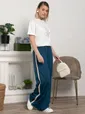 Брюки Аларика (темно-лазурный) Б15099-5М