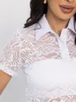 Поло Тренди (белое/кружево) Б14561-10М