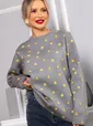 Свитер оверсайз Анита (серый) Б14759-1М