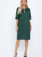 Платье трикотажное Кайла (зеленое) П14587-10М