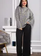 Свитер оверсайз Анита (серый) Б14759-1М