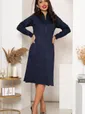 Платье "Элона" (темно-синее) НЬЮ П7647