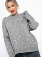 Свитер оверсайз Анита (серый) Б14759-1М