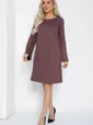 Платье Кейси (баклажан) П12572-10