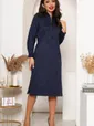 Платье "Элона" (темно-синее) НЬЮ П7647