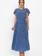 Платье Жара (синее/горох) П13968-16М