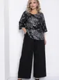 Блуза Австрия (черная) Б12365-27