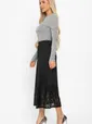 Юбка с кружевом Элегия (черная) Ю14913-10М