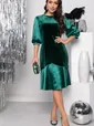 Платье Джоли (изумруд) П11628