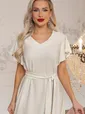 Платье вечернее Мелодия любви (крем-брюле) П14493-4М