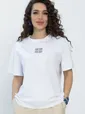Футболка Аника (белая/коты) Б13493-20М