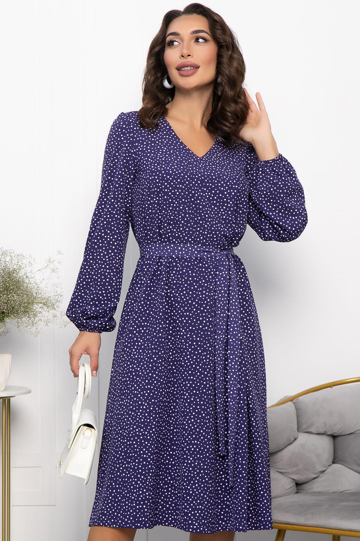 Платье Надежда (синее) П13564-19М