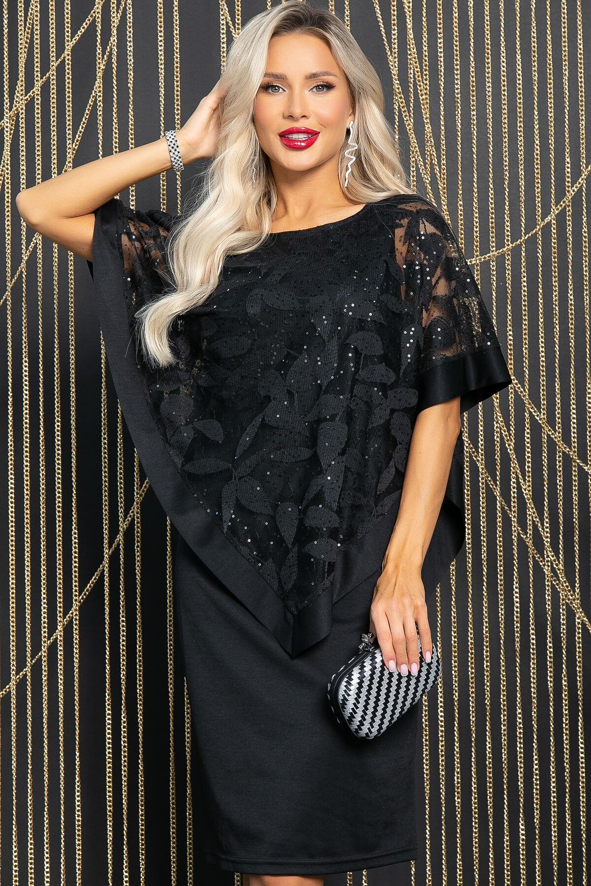 Платье Твой выход (черное) П14585-7М