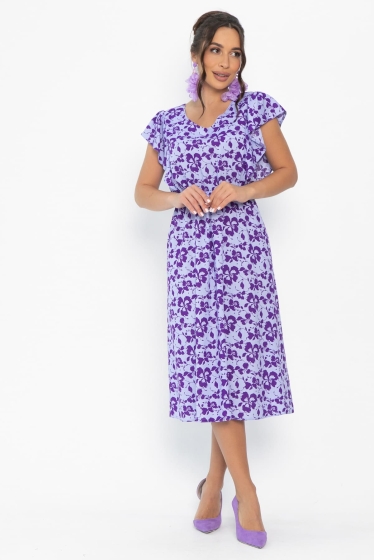 Платье Айлана (голубое) П13932-35М