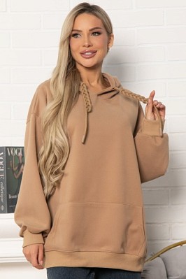 Худи Выше неба (коричневое) Б12919-4М