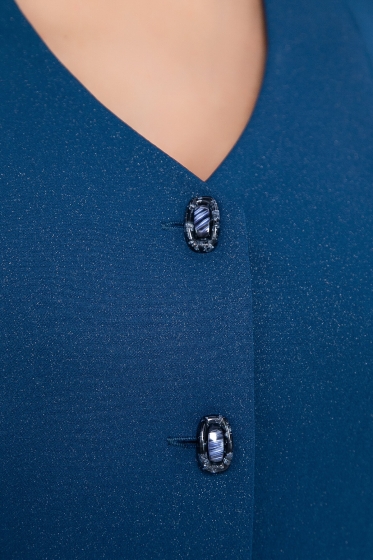 Костюм "Стильный офис" (морская волна) К8495