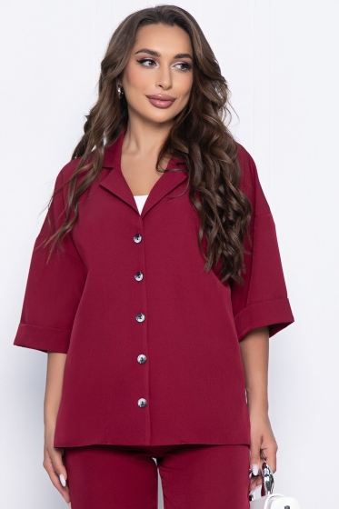 Костюм Ирвин (марсала) К10754