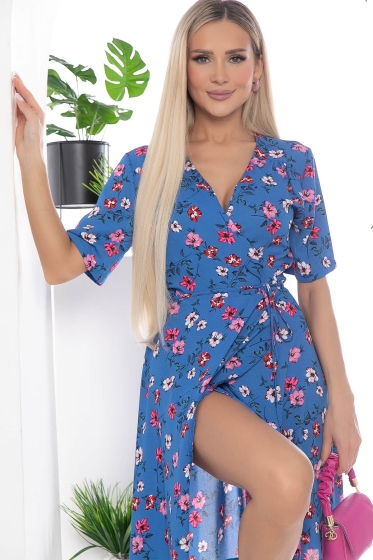 Платье Моя прелесть (синее) П10369