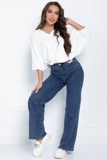 Блуза Вэнсдей (белая) Б11457