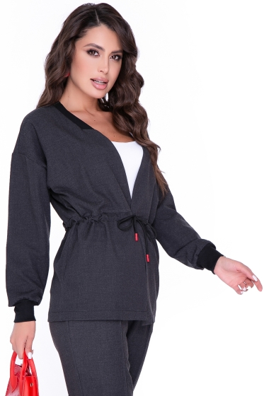 Жакет "На стиле" (серый) Б2579