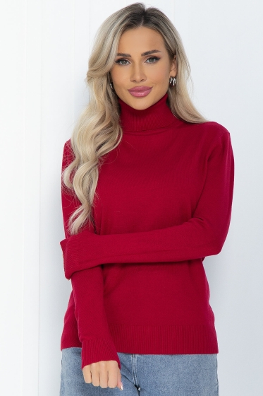 Водолазка Зимняя история (красная) Б14521-20М