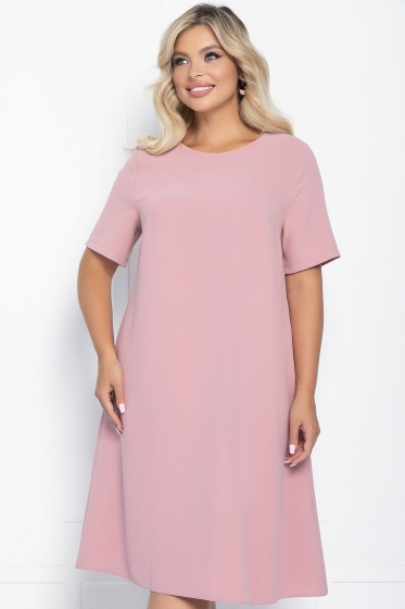 Платье Ронда (пыльная роза) П11107